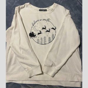 white Christmas sweater